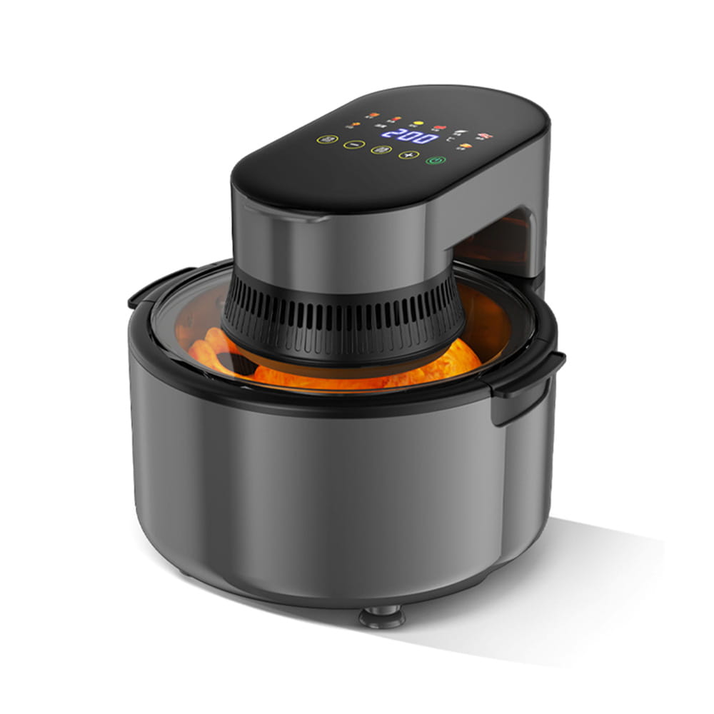 5L Kitchen LCD Air Fryer dengan pegangan anti-scalding
