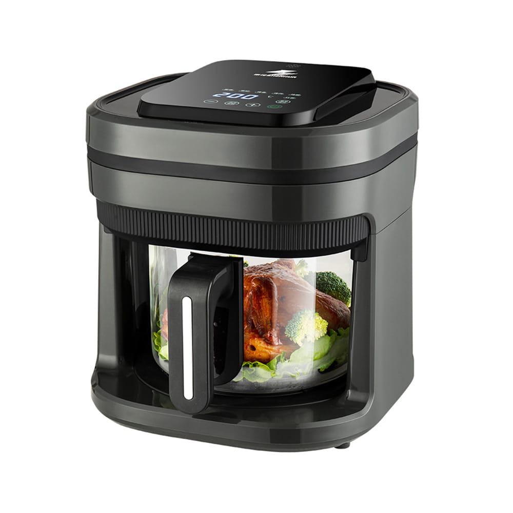 Fryer Udara LCD Kaca Transparan